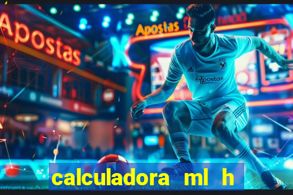 calculadora ml h para mcg kg min